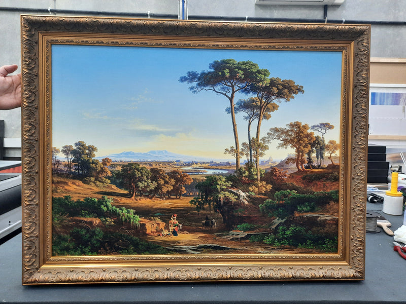 Bringing History to Life: Johann Jakob Frey’s View of Rome from Monte Mario Recreated on Canvas