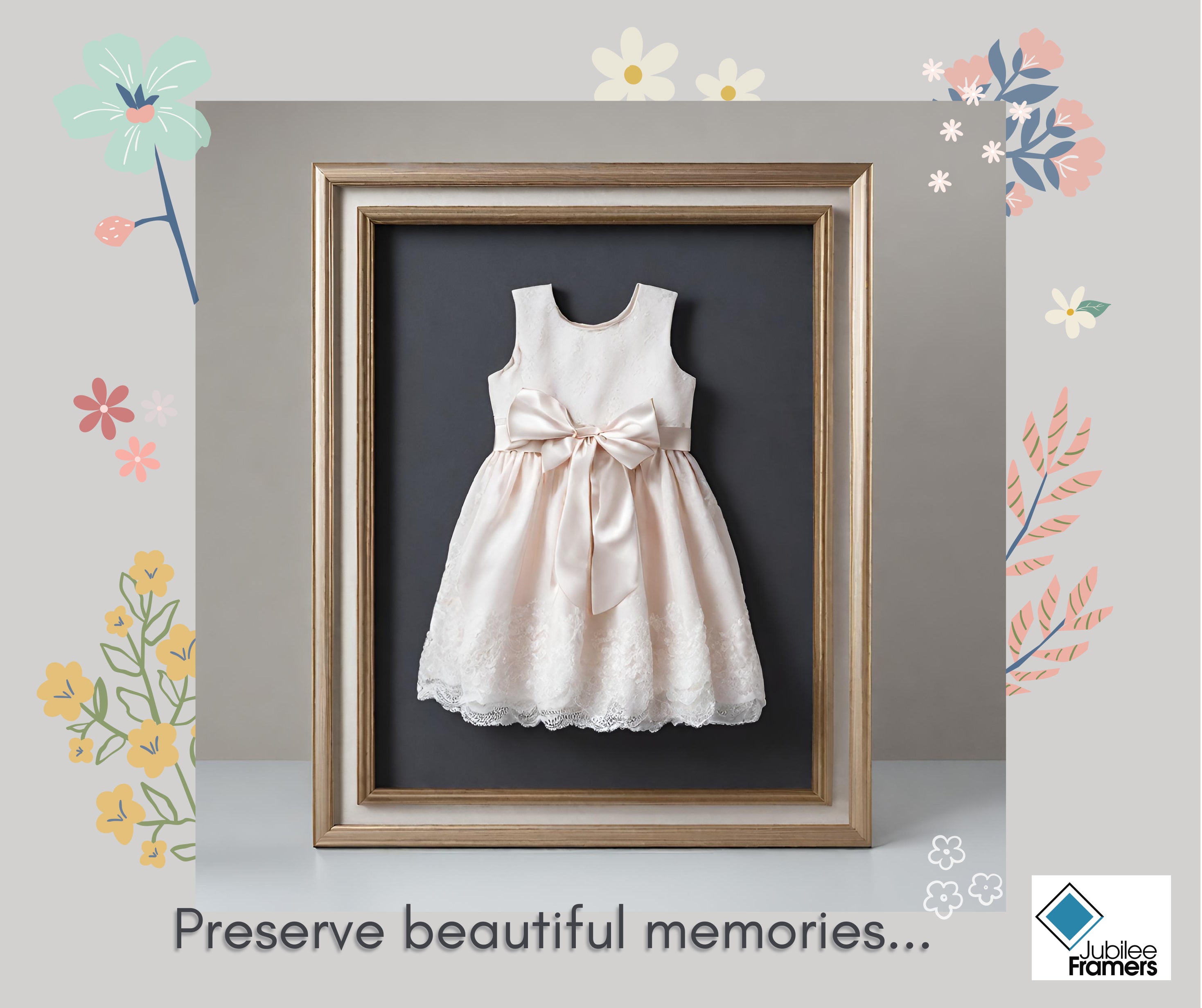 Preserving Precious Memories Frame Your Child's Baby Clothes Jubilee