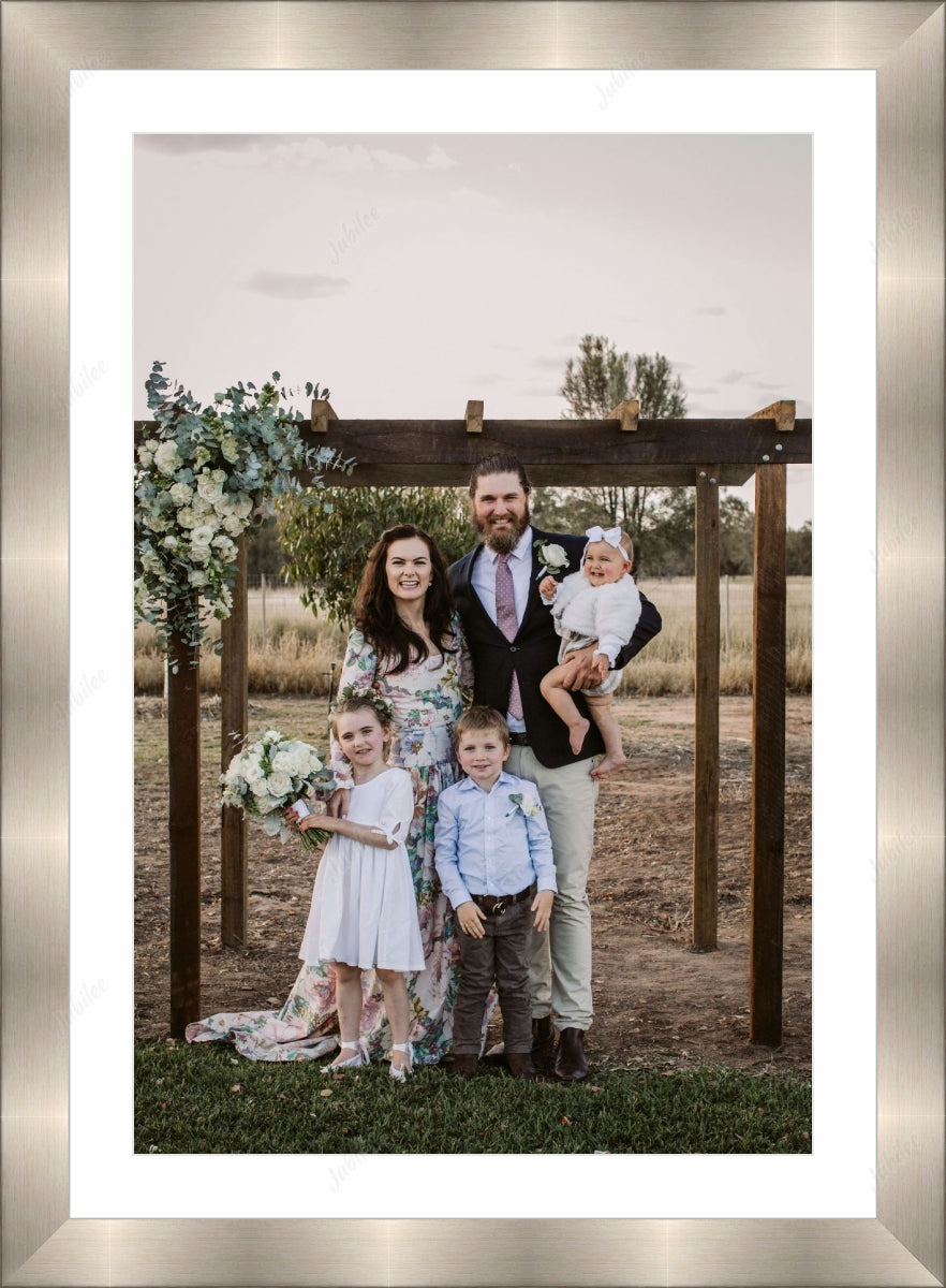 Frame with mat & glazing