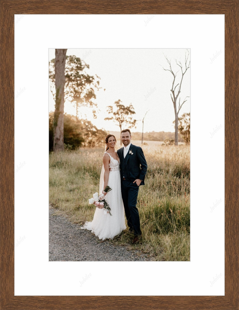 Frame with mat & glazing