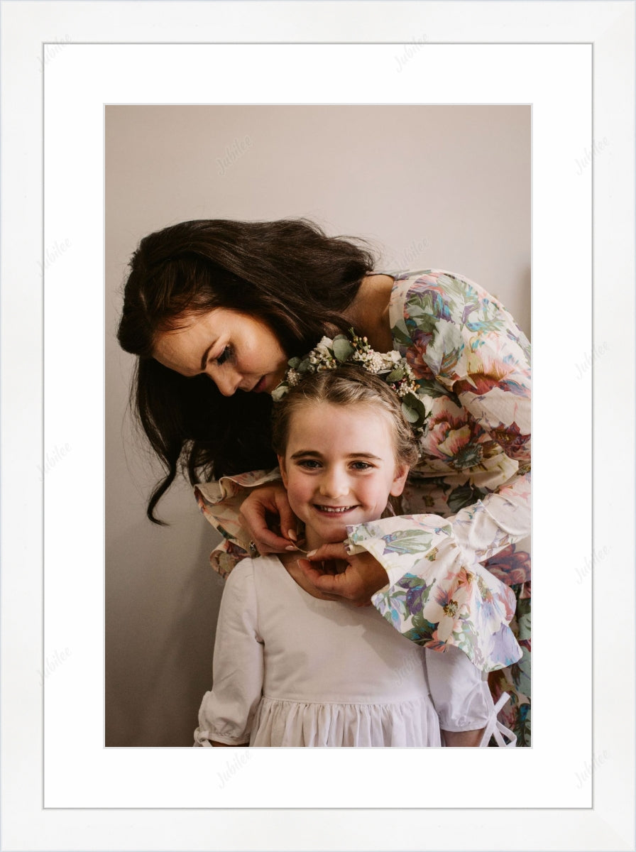 Frame with mat & glazing