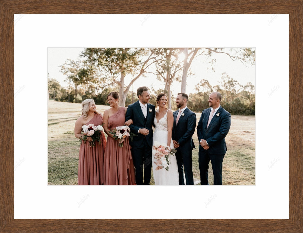 Frame with mat & glazing